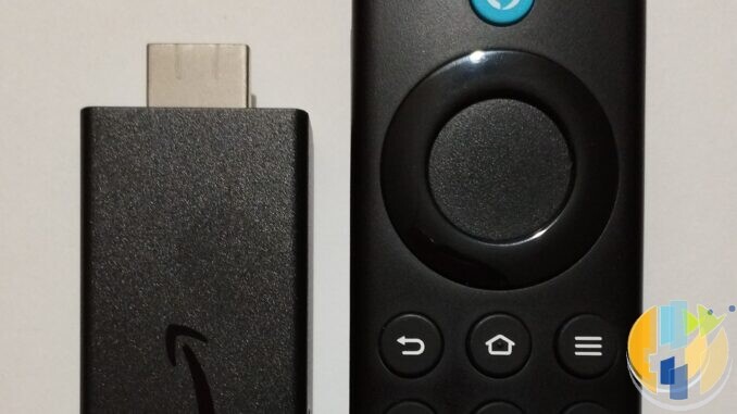 Amazon Fire TV Stick 3rd generation and Alexa Voice Remote on a light surface, September 2026 documentary crop