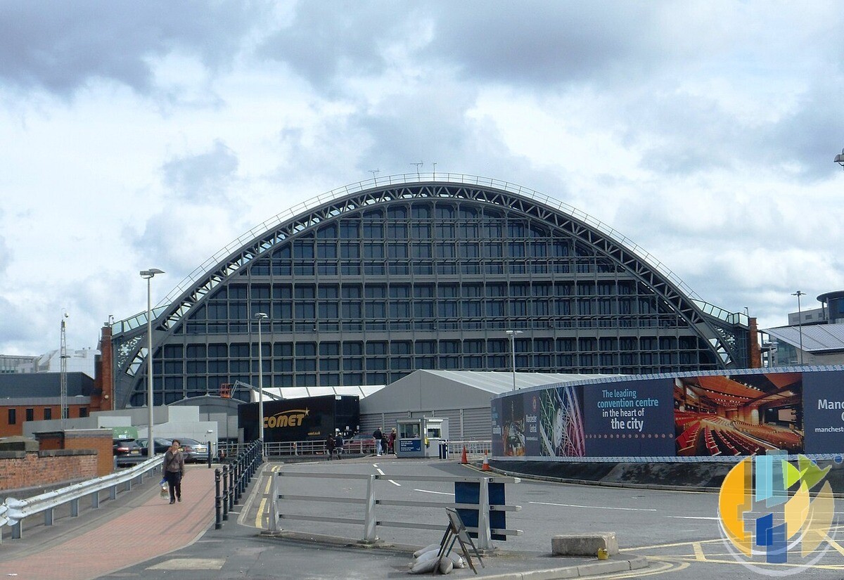 Exterior of Manchester Central Convention Complex on Windmill Street