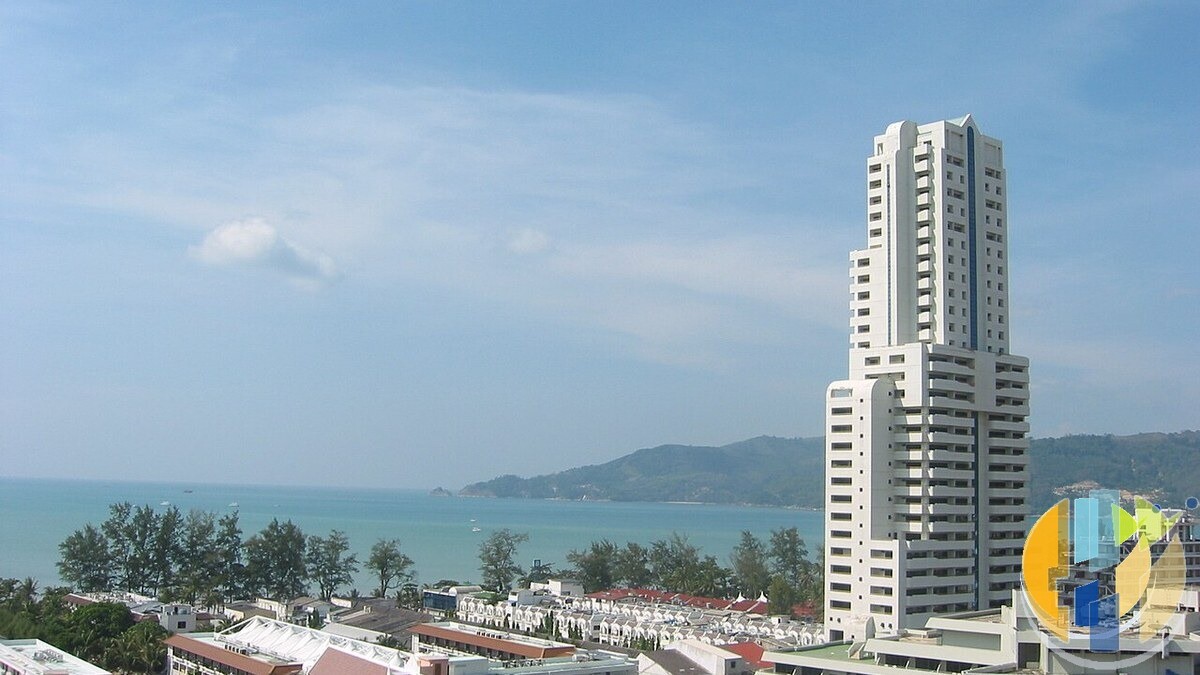 Patong Beach area skyline in Phuket, Thailand, Wikimedia Commons documentary photo