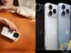 OPPO Find X10 Pro Max in white next to the iPhone 18 Pro colour line-up, official OPPO and Apple press images