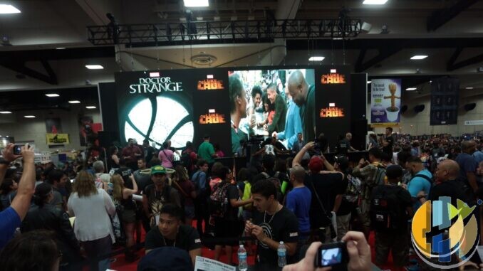 Marvel booth at a comic convention, used as the featured image for the Marvel Unlimited shutdown prep checklist