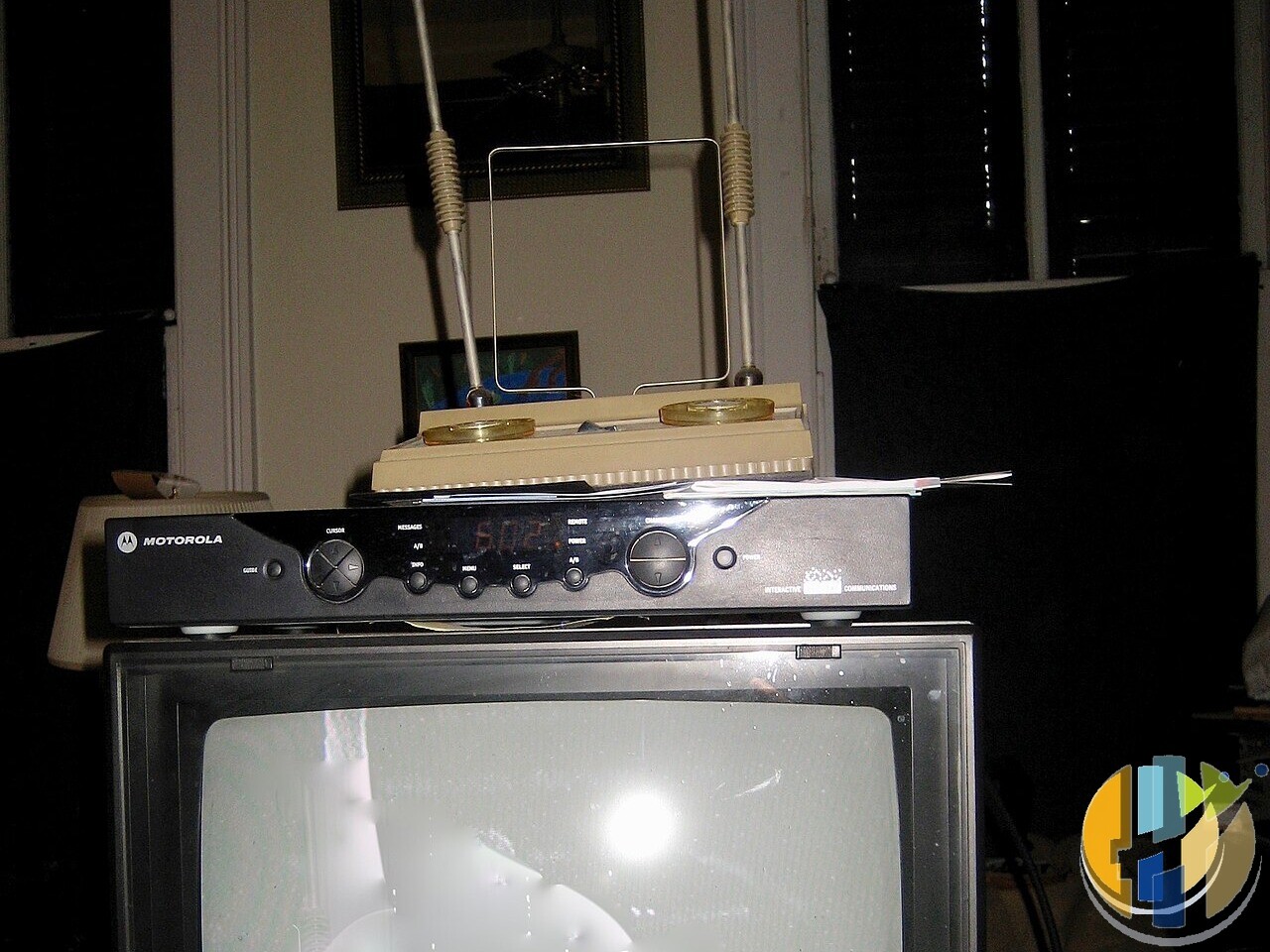 Television set in a New Orleans living room, used as a generic home viewing photo for the Vimeo On Demand shutdown checklist