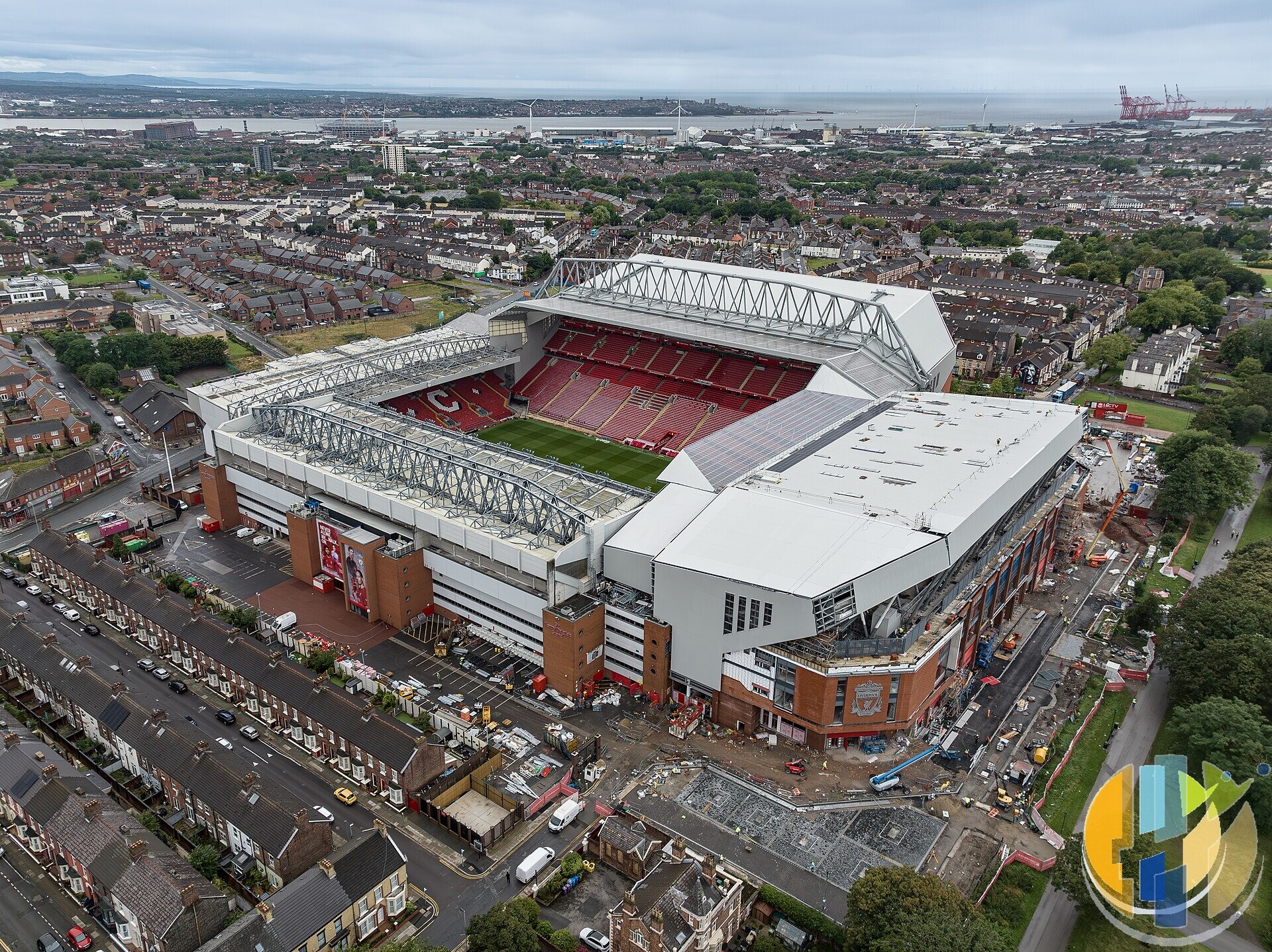 Anfield, home of Liverpool; Liverpool vs Brighton legal TV guide October 2026